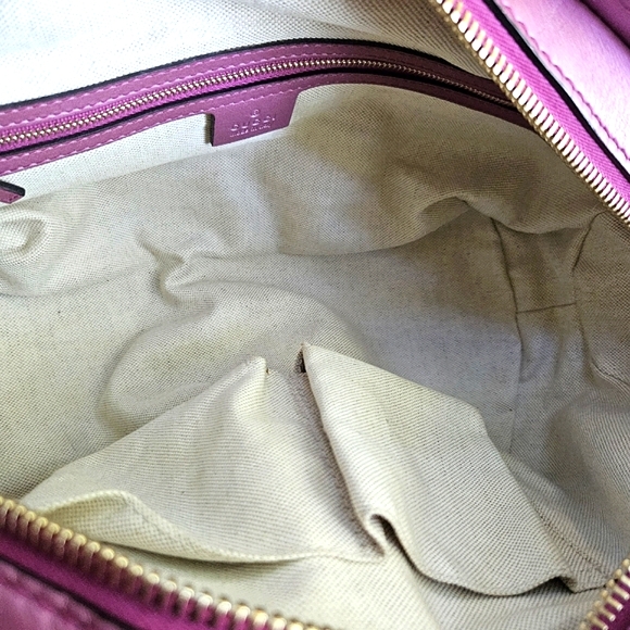 GORGEOUS RARE Authentic Gucci Pink Satchel - Picture 10 of 15